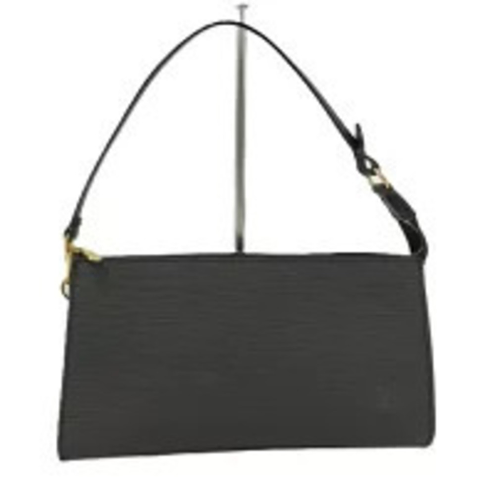 LOUIS VUITTON Pochette Accessoires Accessory Pouch Clutch Epi Noir Black